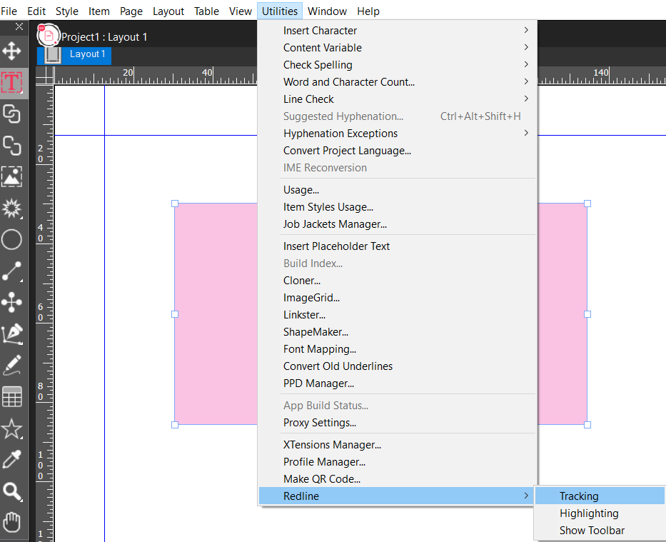 How to turn change tracking on and off