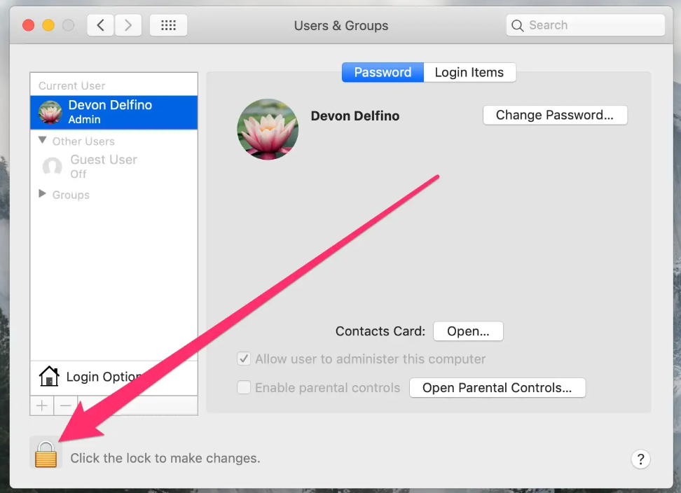 How to create new user in mac