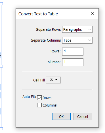 How to Convert Text to Table