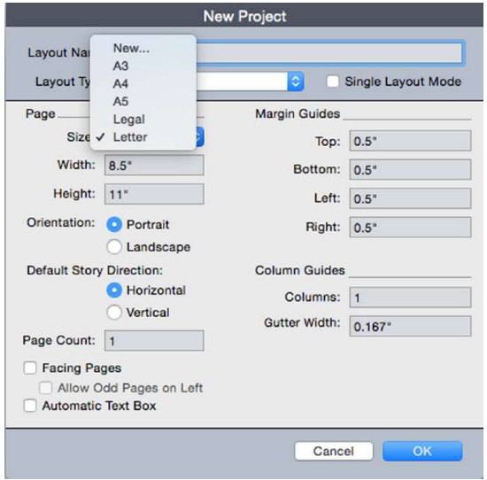 How to apply custom page size in QuarkXPress