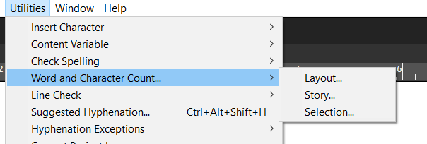 How to count words and characters